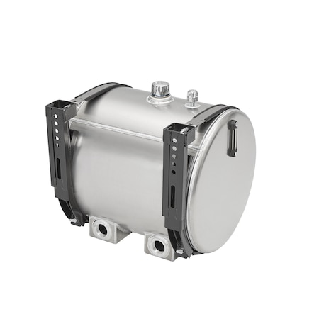 American Mobile Power 50 Gallon Aluminum Saddlemount Tank With Rear Ports A4500-2S90ST
